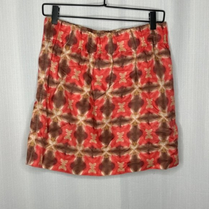 J. Crew Silk Linen Elastic Waist Mini‎ Skirt